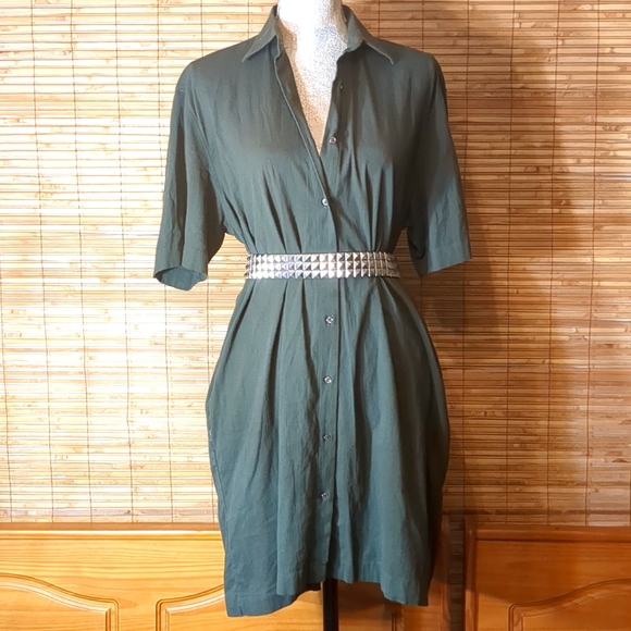 Cotton Project Shirt/Sack Dress - Picture 1 of 10